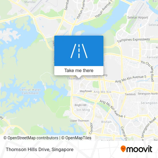Thomson Hills Drive map