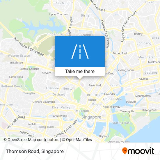 Thomson Road map