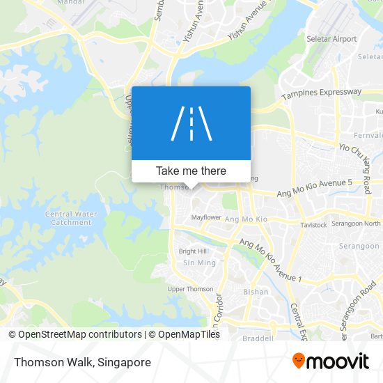 Thomson Walk map