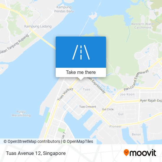 Tuas Avenue 12 map