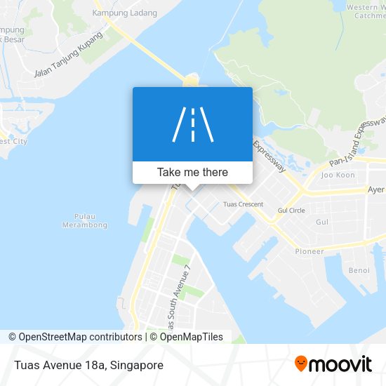 Tuas Avenue 18a map