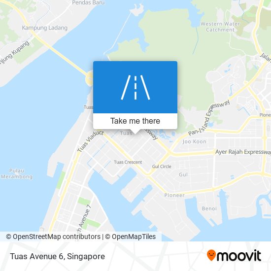 Tuas Avenue 6 map