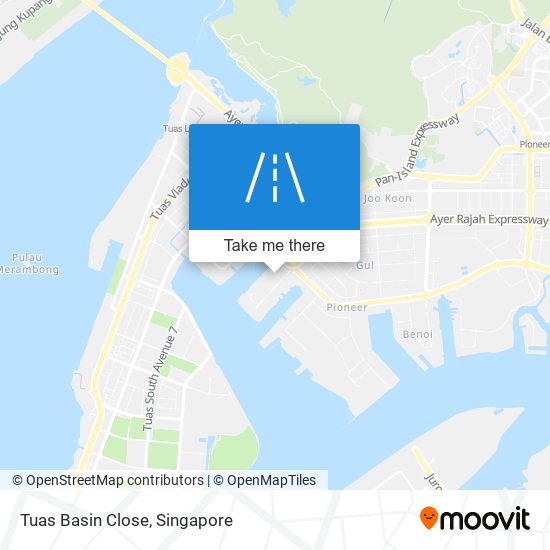 Tuas Basin Close地图