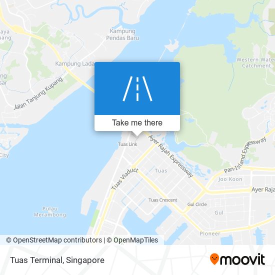 Tuas Terminal map