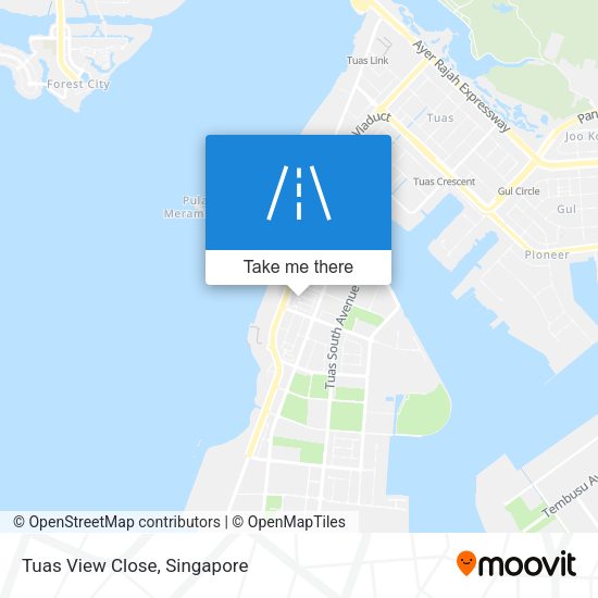 Tuas View Close map