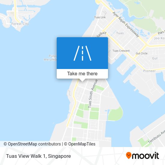 Tuas View Walk 1 map