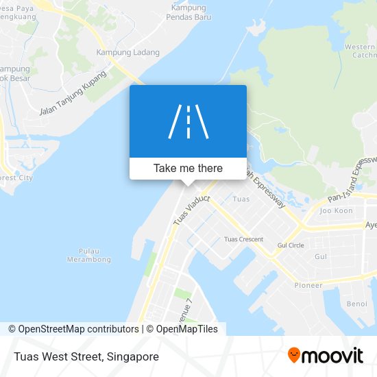 Tuas West Street map