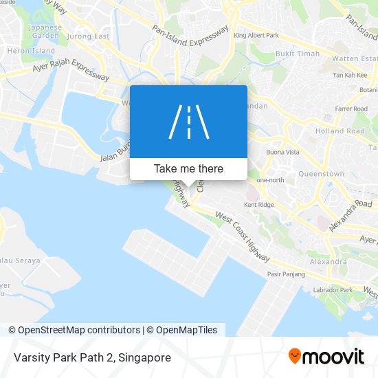 Varsity Park Path 2 map