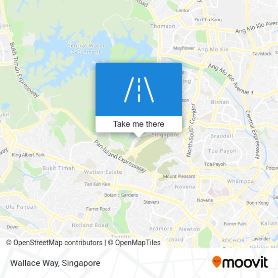 Wallace Way map
