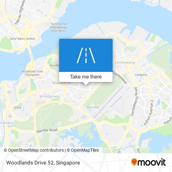 Woodlands Drive 52地图