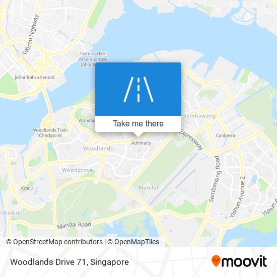 Woodlands Drive 71 map