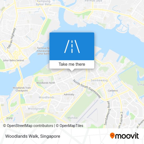 Woodlands Walk map