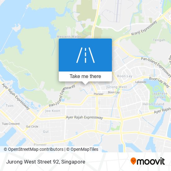 Jurong West Street 92 map