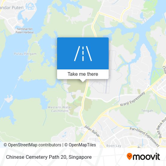 Chinese Cemetery Path 20 map