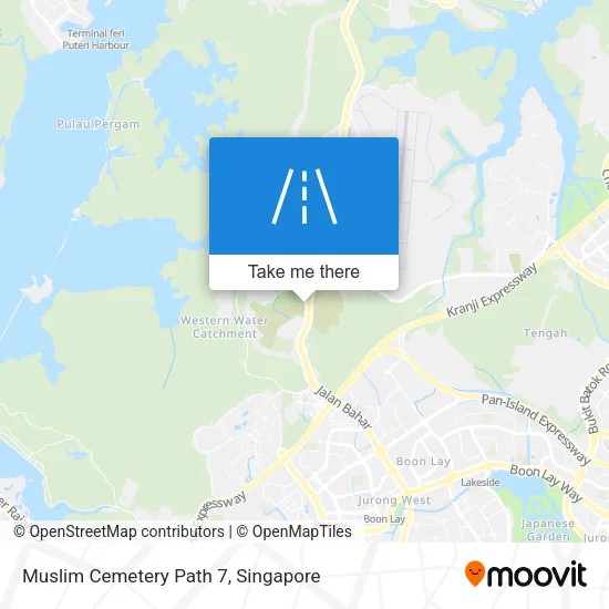 Muslim Cemetery Path 7 map