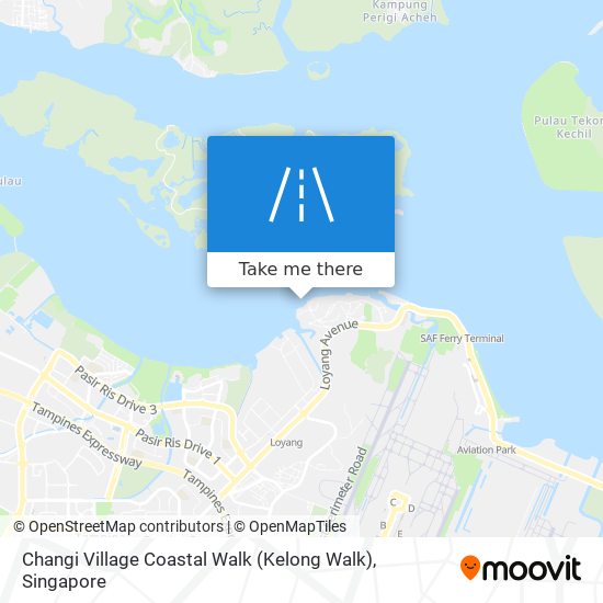 Changi Village Coastal Walk (Kelong Walk)地图