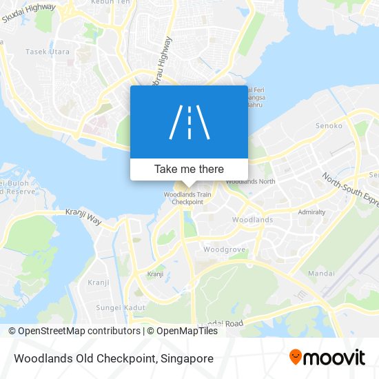 Woodlands Old Checkpoint map