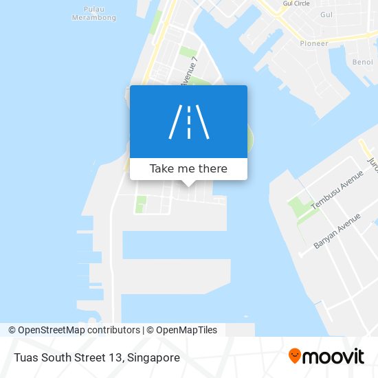 Tuas South Street 13地图