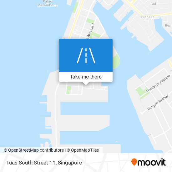 Tuas South Street 11地图