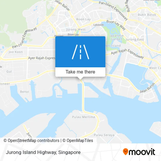 Jurong Island Highway地图
