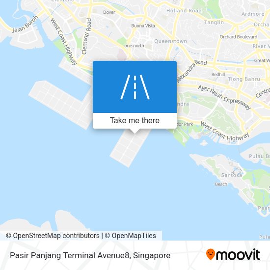 Pasir Panjang Terminal Avenue8 map