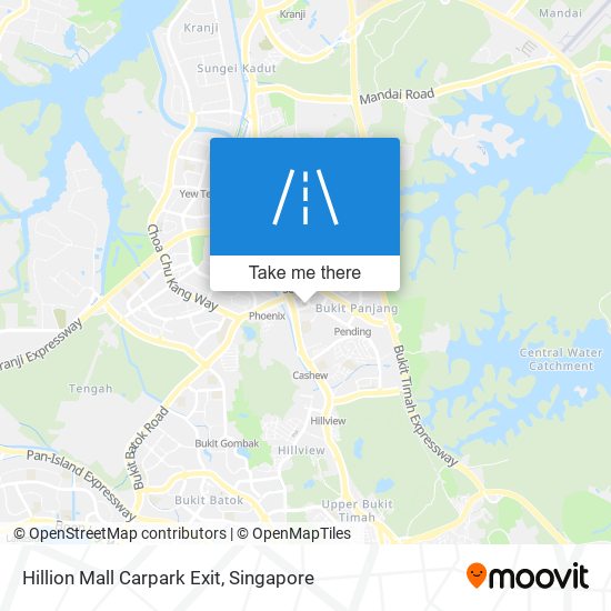 Hillion Mall Carpark Exit map