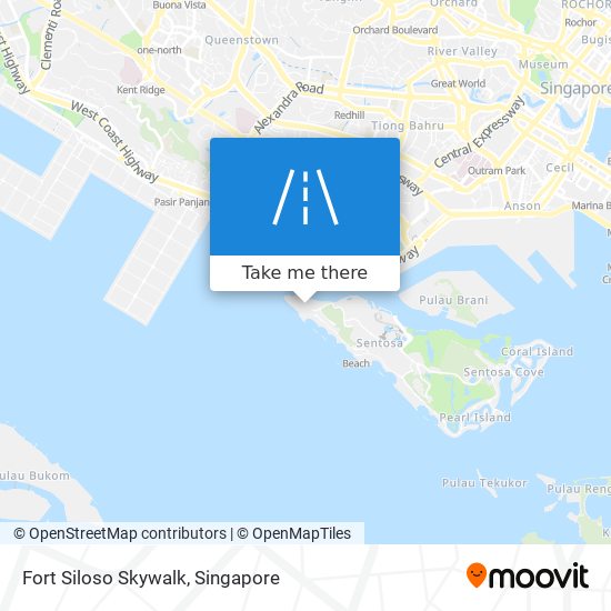 Fort Siloso Skywalk map