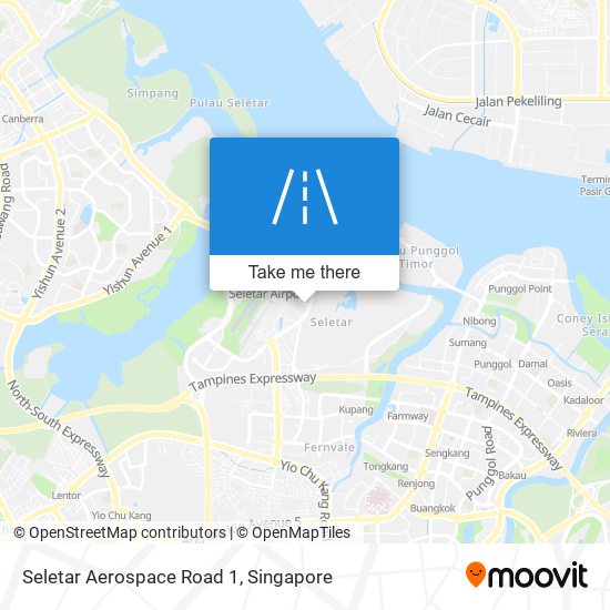 Seletar Aerospace Road 1 map