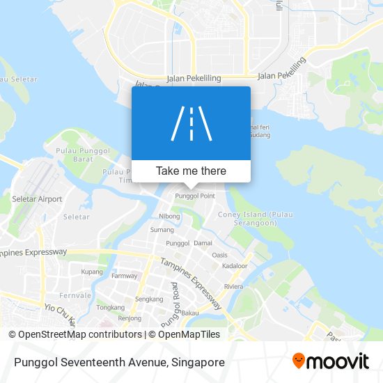 Punggol Seventeenth Avenue map