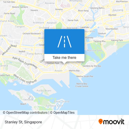 Stanley St map