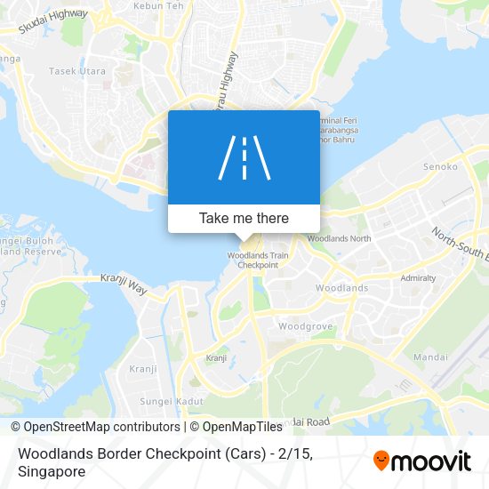 Woodlands Border Checkpoint (Cars) - 2 / 15 map