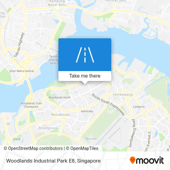 Woodlands Industrial Park E8地图