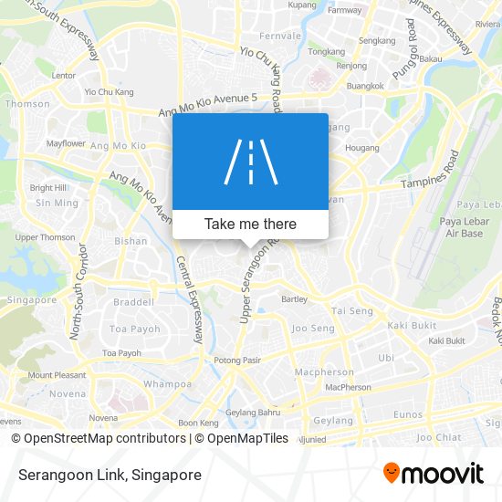 Serangoon Link map