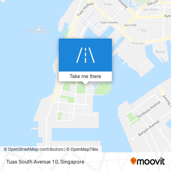 Tuas South Avenue 10地图