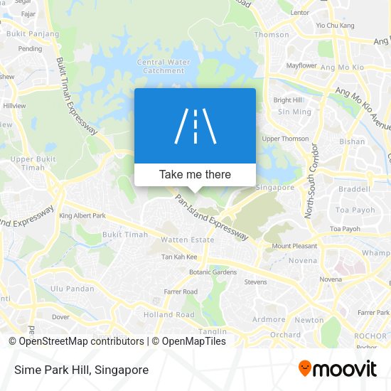 Sime Park Hill map
