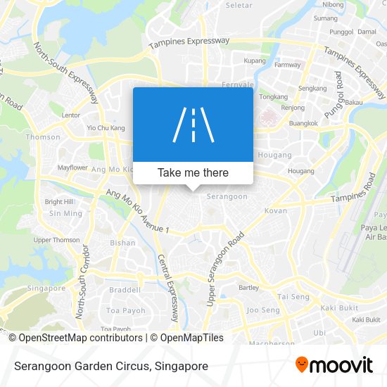 Serangoon Garden Circus map