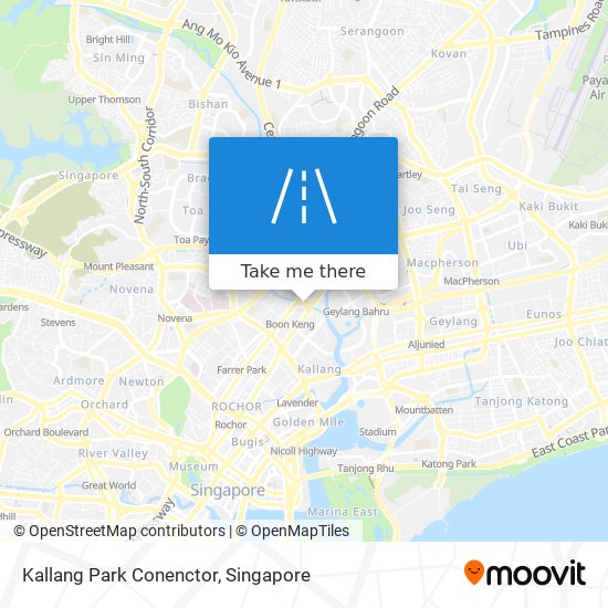 Kallang Park Conenctor map