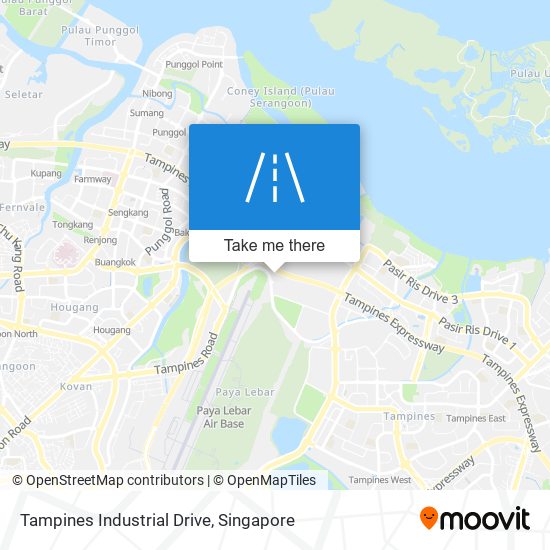 Tampines Industrial Drive map