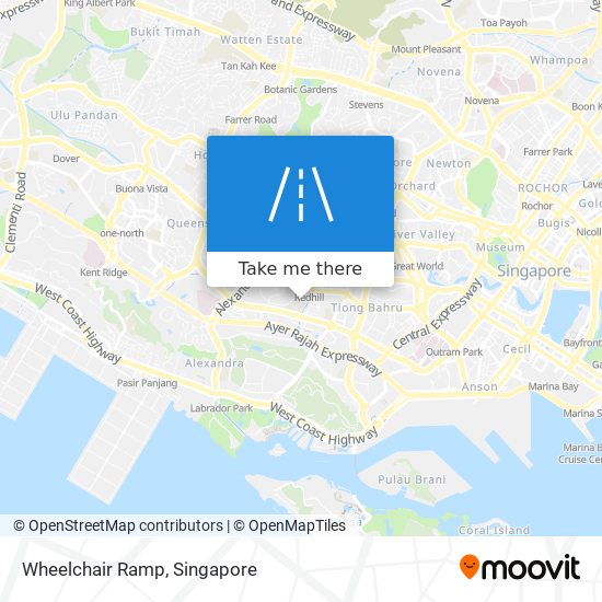 Wheelchair Ramp map