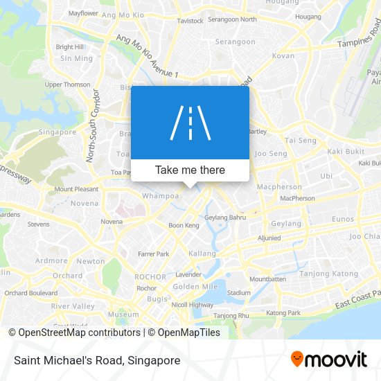 Saint Michael's Road map