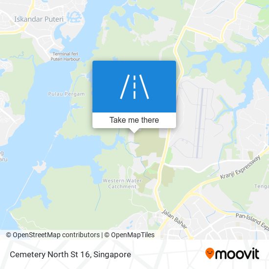 Cemetery North St 16 map