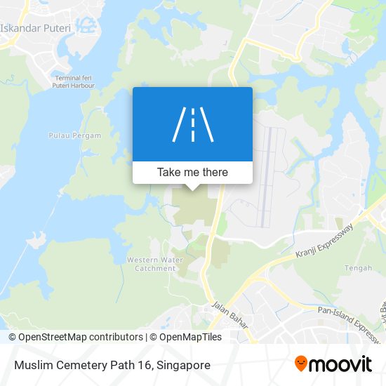 Muslim Cemetery Path 16 map