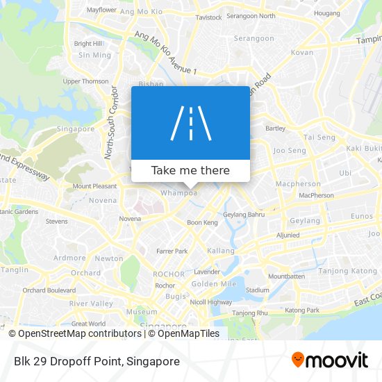 Blk 29 Dropoff Point map
