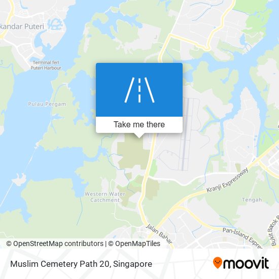 Muslim Cemetery Path 20 map