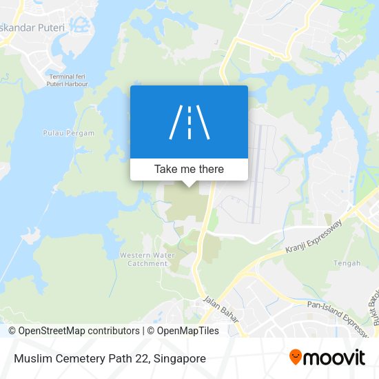 Muslim Cemetery Path 22 map