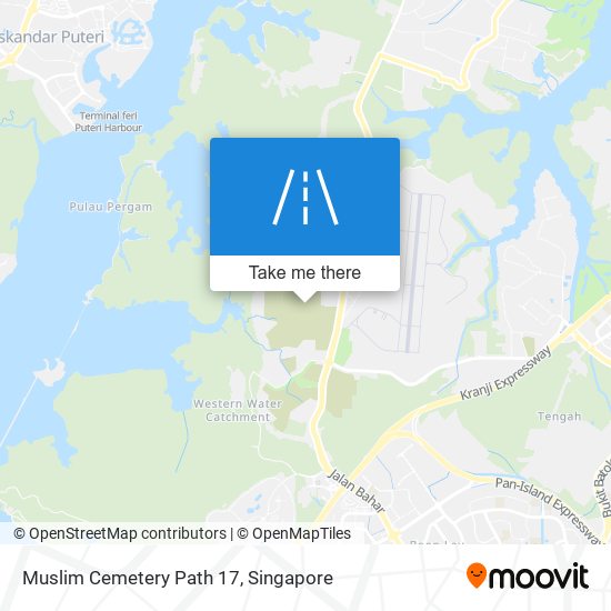 Muslim Cemetery Path 17 map
