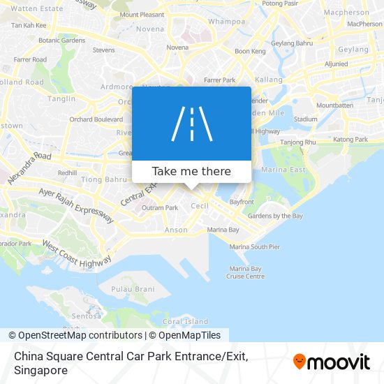 China Square Central Car Park Entrance / Exit地图