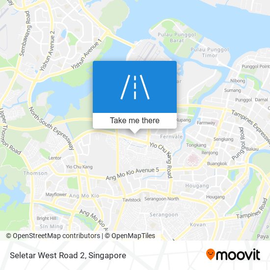 Seletar West Road 2 map