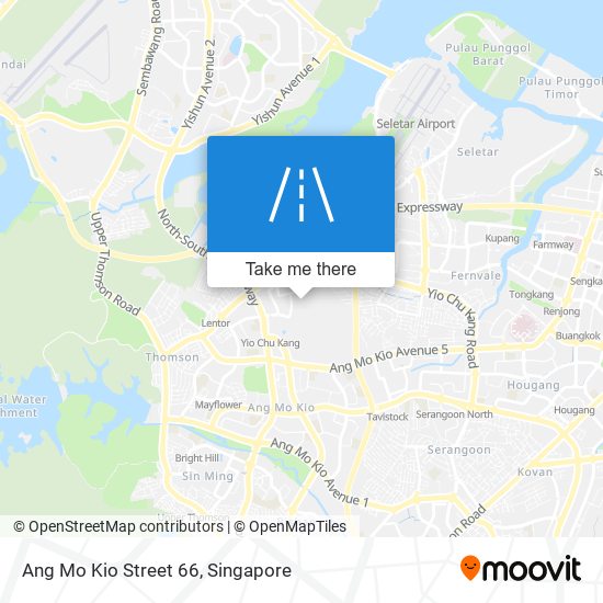 Ang Mo Kio Street 66地图