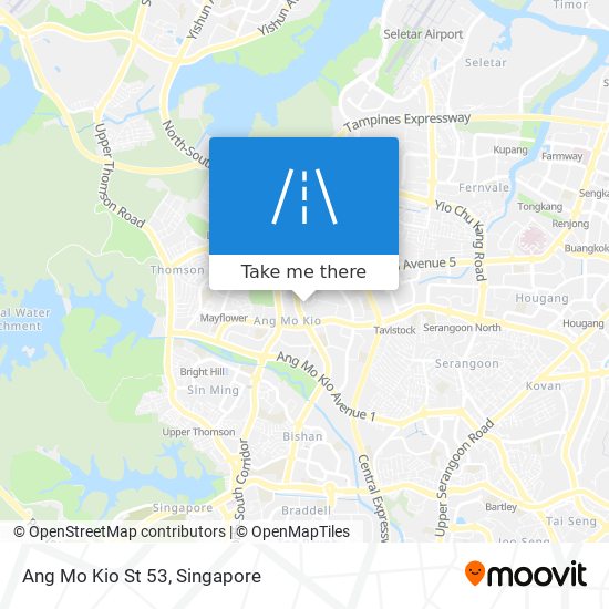 Ang Mo Kio St 53地图